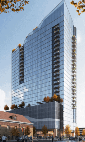 fall protection design service for 12th and Idaho residential tower