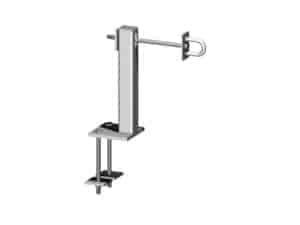 Double Bolt Through Wall Anchor with HSS Reinforcing on a white background