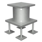 Davit Base - 600 Series - Cast In Place