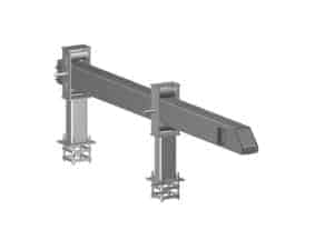 Outrigger Cast Outrigger Beam - Fixed - Cast In Cage | Pro-Bel