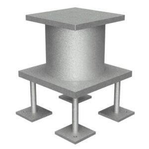 Pro-Bel davit base cast in place for davit arm