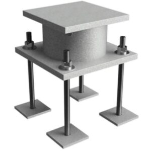BOLT-THROUGH WITH U-BAR PRO-BEL 600 SERIES DAVIT BASE FOR WOOD STRUCTURE