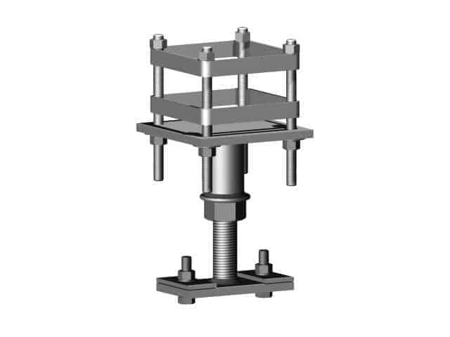 Monorail Hanger - Cast in Cage - Screw