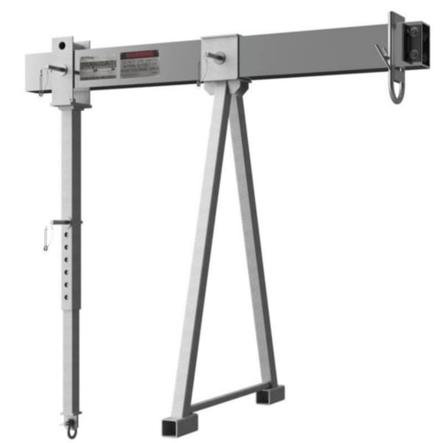 Portable Outrigger Beam with a Pin