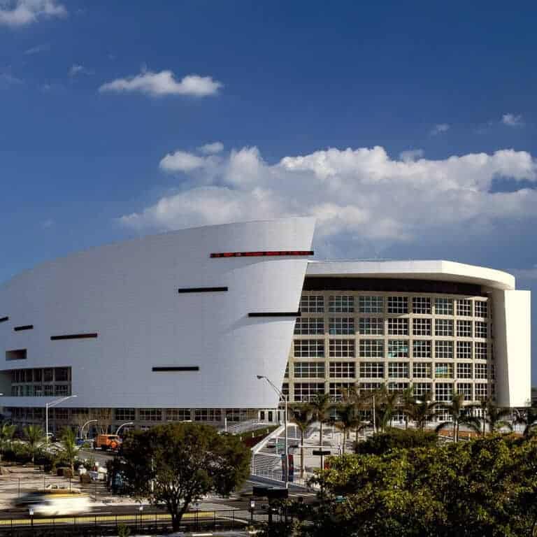 The American Airlines Arena in Dallas, Texas