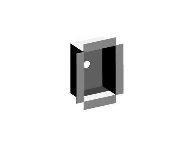 Wall Anchor Accessory - 1 Piece Box Flashing - Single Stud