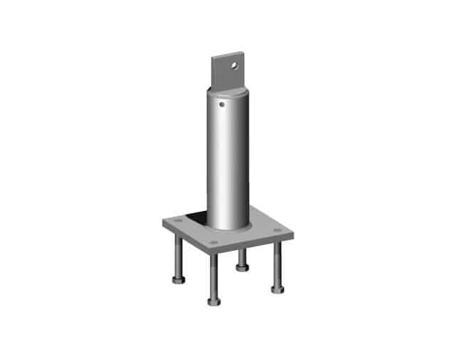 HLL (Hands Free) - End Anchor Support - Roof Mounted - Cast in Place