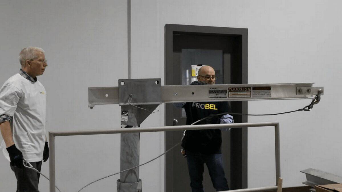 Rental Davit Arm Demonstration